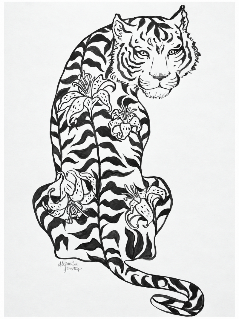 Tiger Lily - Ink