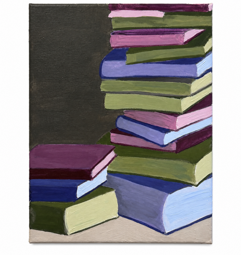 Books - Acrylic on Canvas