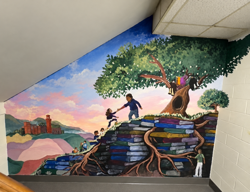 Post University Mural - Collaborative