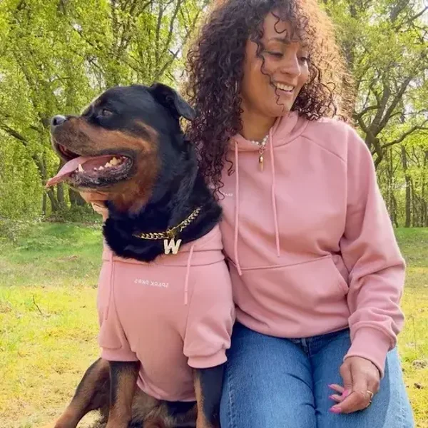 Spark Paws official human hoodie - Dusty Pink
