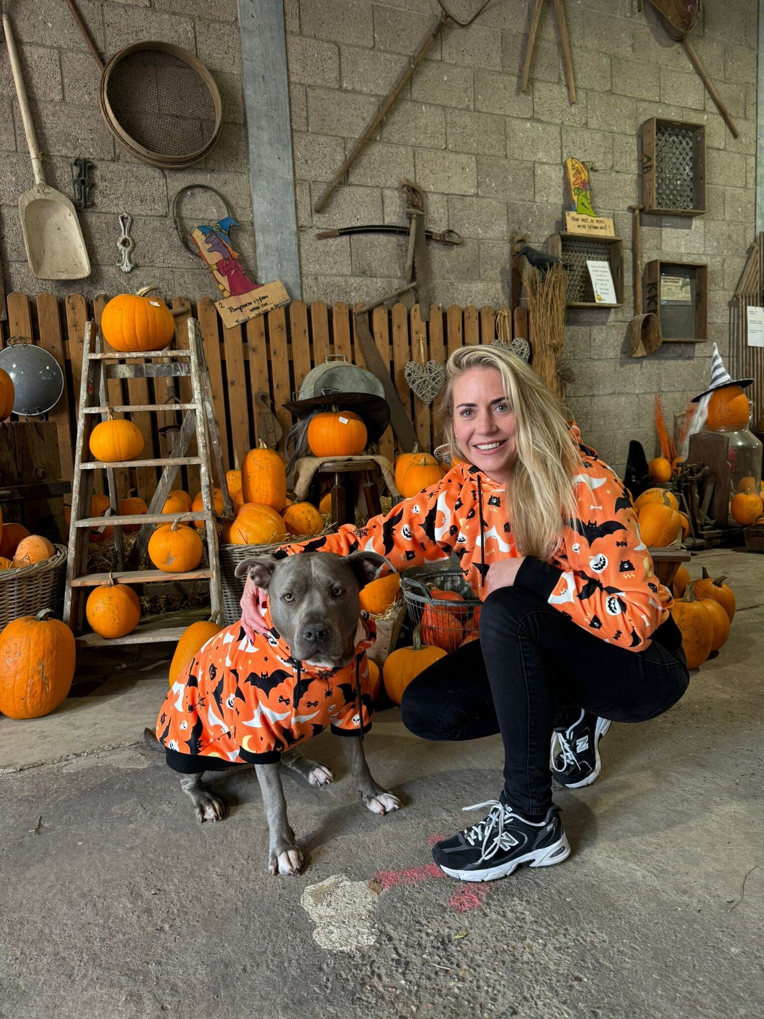 Halloween Human Hoodie - Orange