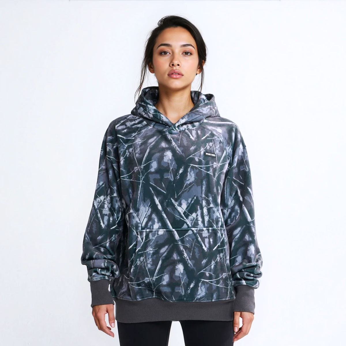 Concrete Wood hoodies voor mensen – Asfalt