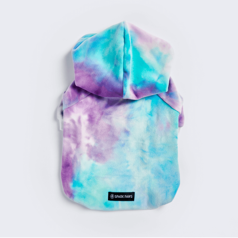 Fluwelen hondenhoodie - Jaren 90 Retro