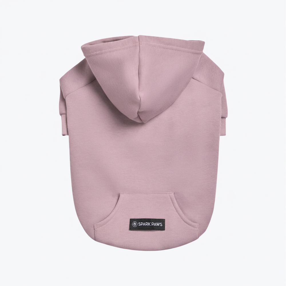 Essentiële hondenhoodie - Paars Taupe