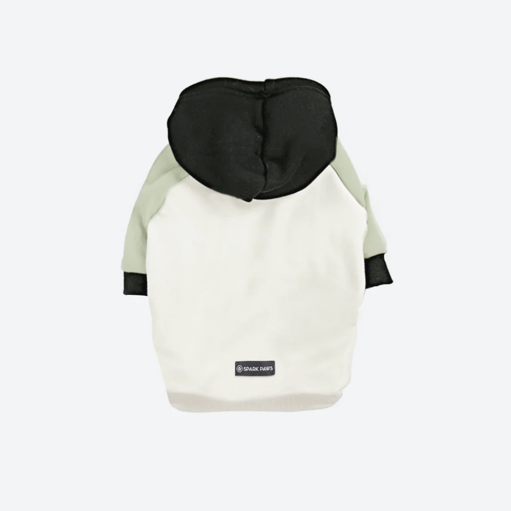Olijfcrème hondenhoodie