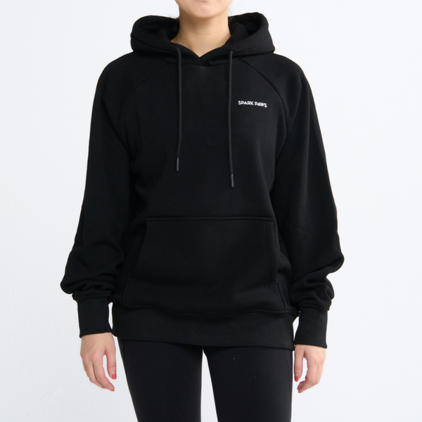 Essentiële menselijke hoodie - Zwart