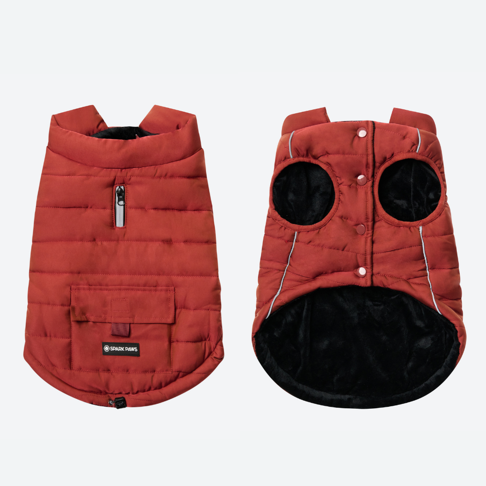 WarmShield Waterbestendige Jacket - Karmozijnrood