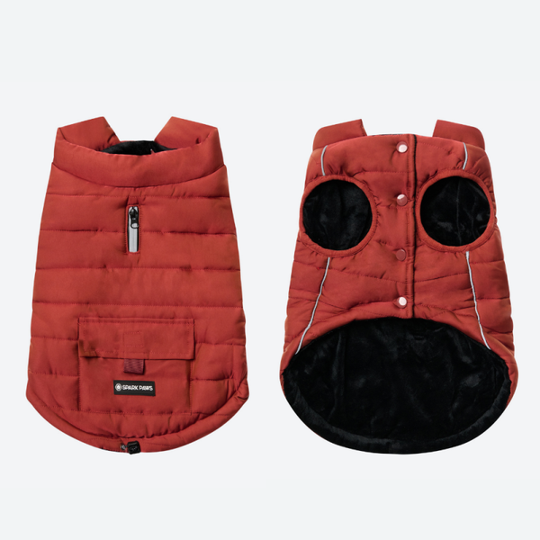WarmShield Waterbestendige Jacket - Karmozijnrood