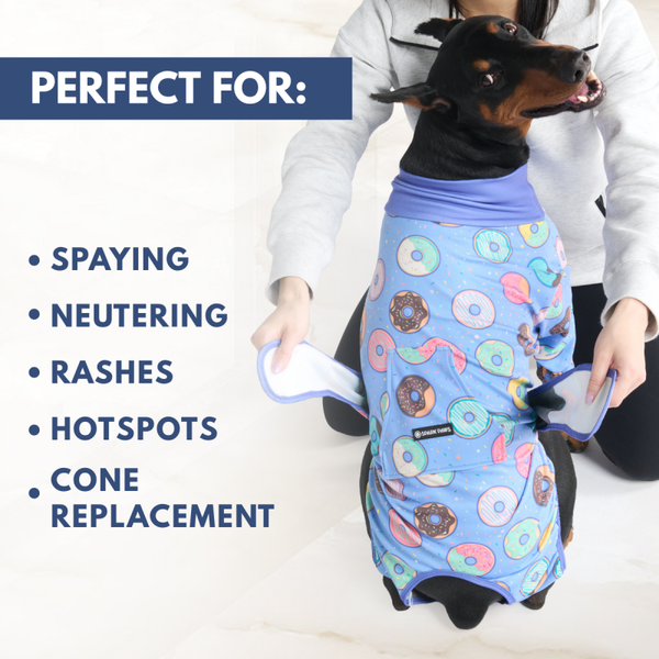 Medisch Rompertje voor Honden - Donuts