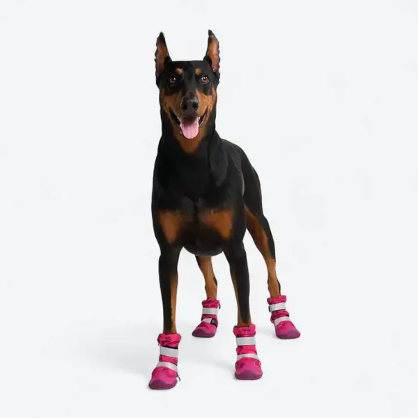 Flex Shell waterbestendige honden schoenen - Camo Fuchsia