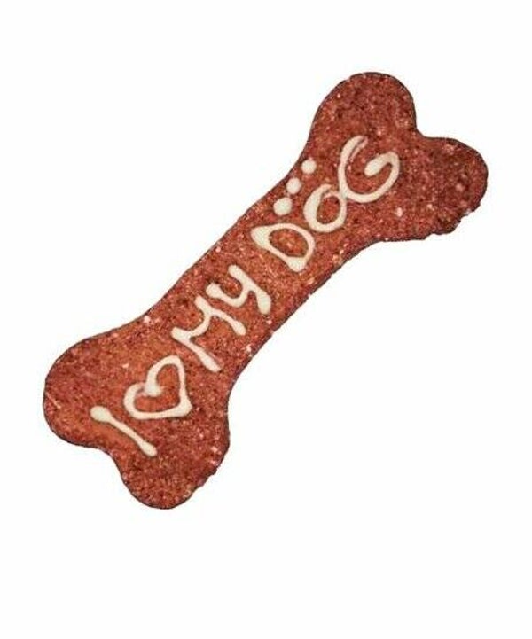 Hov Hov "i love my dog" biscuit bone XL