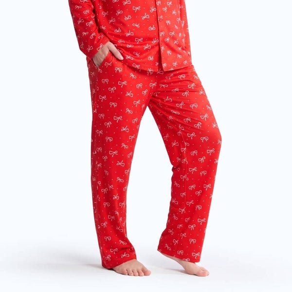 Menselijke pyjamabroek - Rode strik