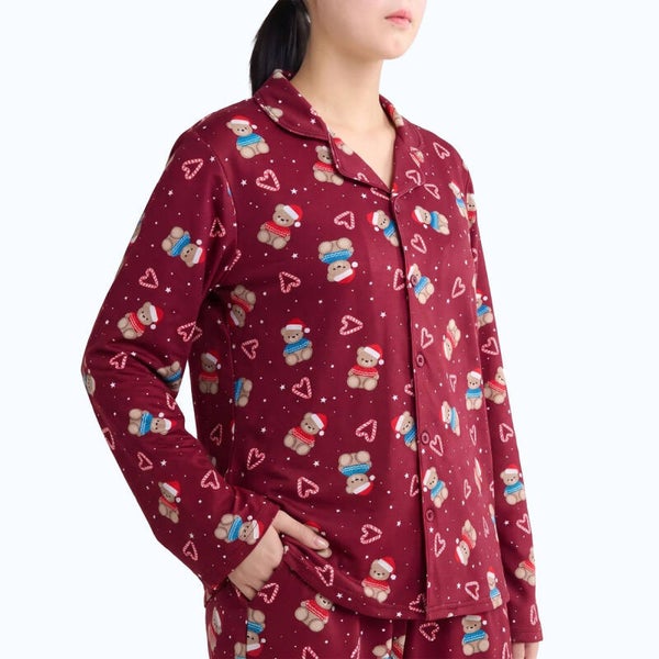Menselijke pyjamashirt - Teddy Christmas