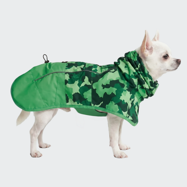 Breatheshield™ Hondenregenjas - Camo Groen