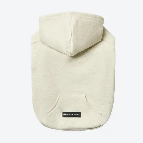 Essential Dog Hoodie - Oatmeal Heather