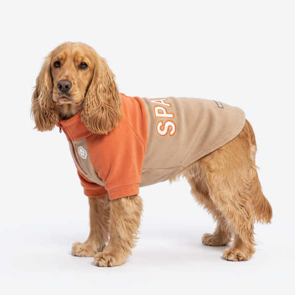 Pluche Fleece - Orange Tan