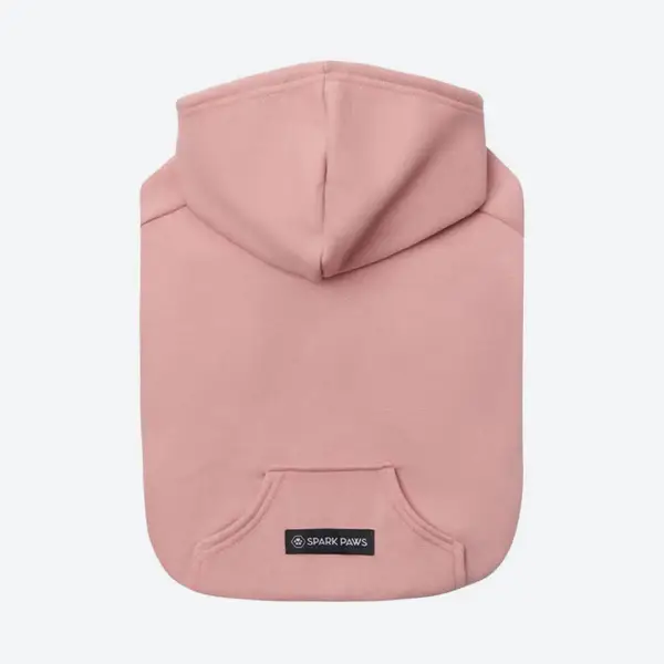 Essentiële hondenhoodie - Dusty Pink