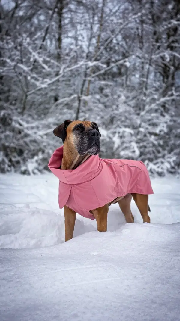 Breatheshield hondenregenjas - Zee roze