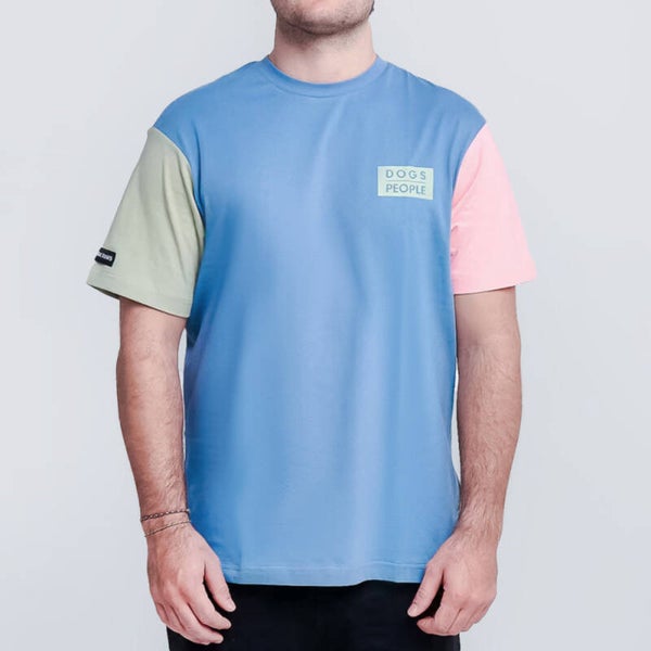 Blue Olive Pink "Dogs Over People" T-Shirt