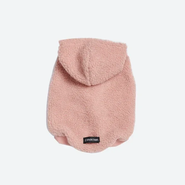 Teddy Sherpa jas - Roze