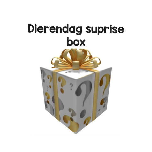 Verrassingbox hond + mens Dierendag thema