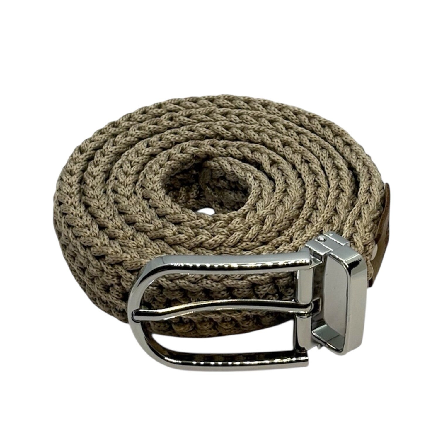 Handmade Crochet Belt - Beige Fashion Belt