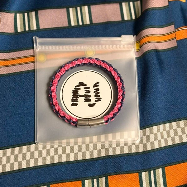 Customizable Handmade Crochet Bracelet with Magnetic Clasp