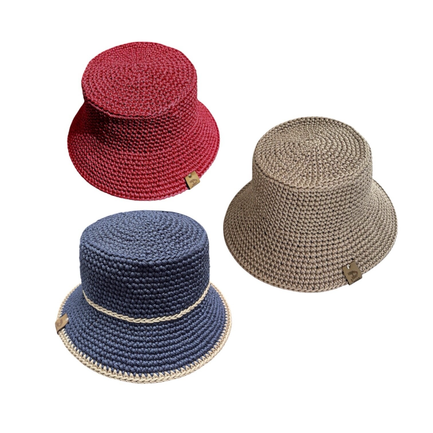 Customizable Handmade Crochet Bucket Hat - One Size