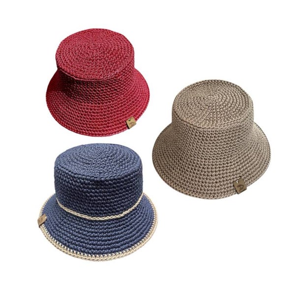 Customizable Handmade Crochet Bucket Hat - One Size
