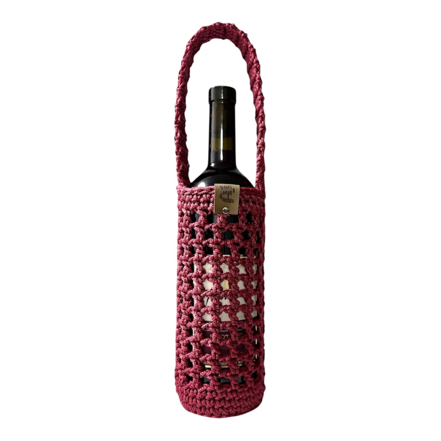 Crochet Wine Bottle Holder - Customizable