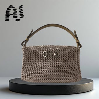 Elegante Häkeltasche - Luxury Crochet Bag - AV bag creations