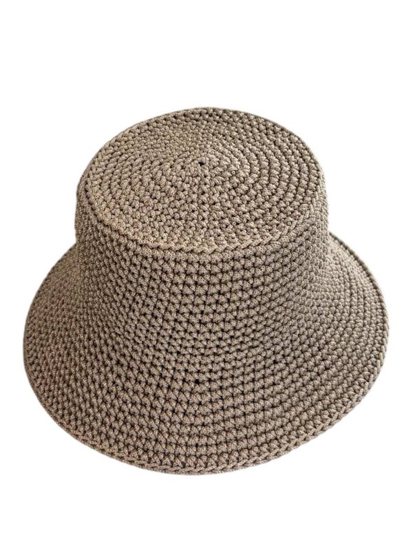 Beige Crochet Hat