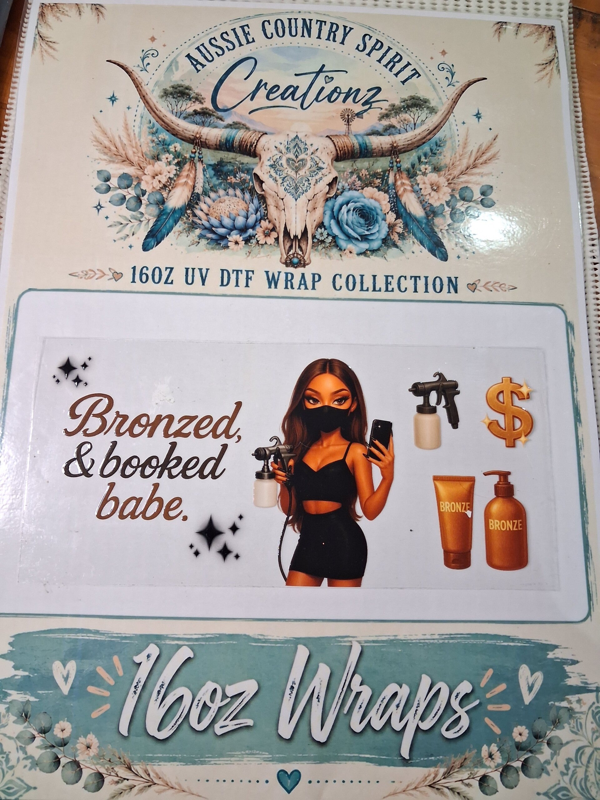 Bronzed book babe