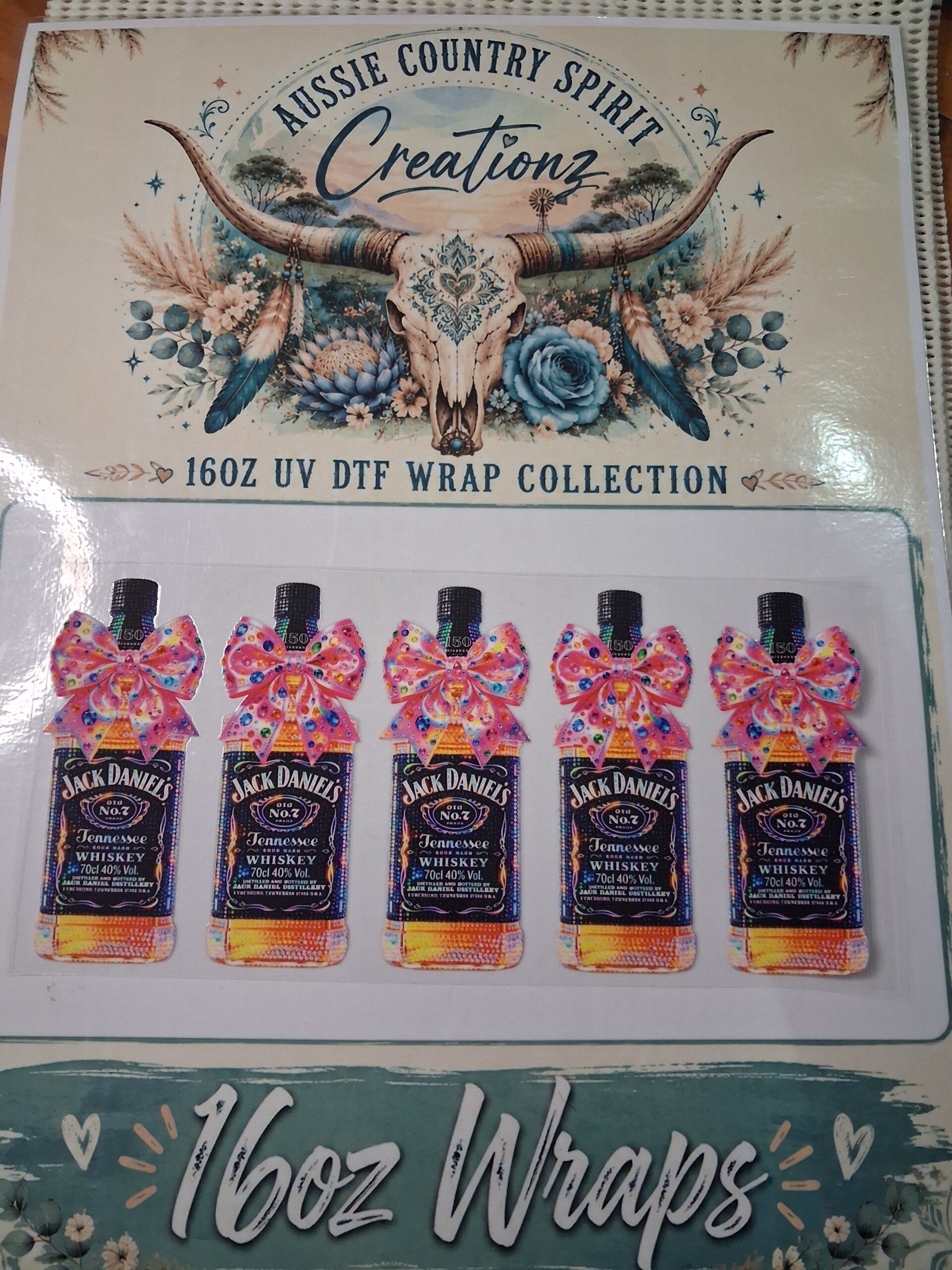 Jack Daniels with bows