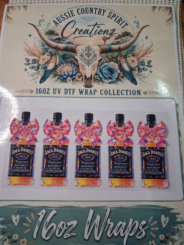 Jack Daniels with bows