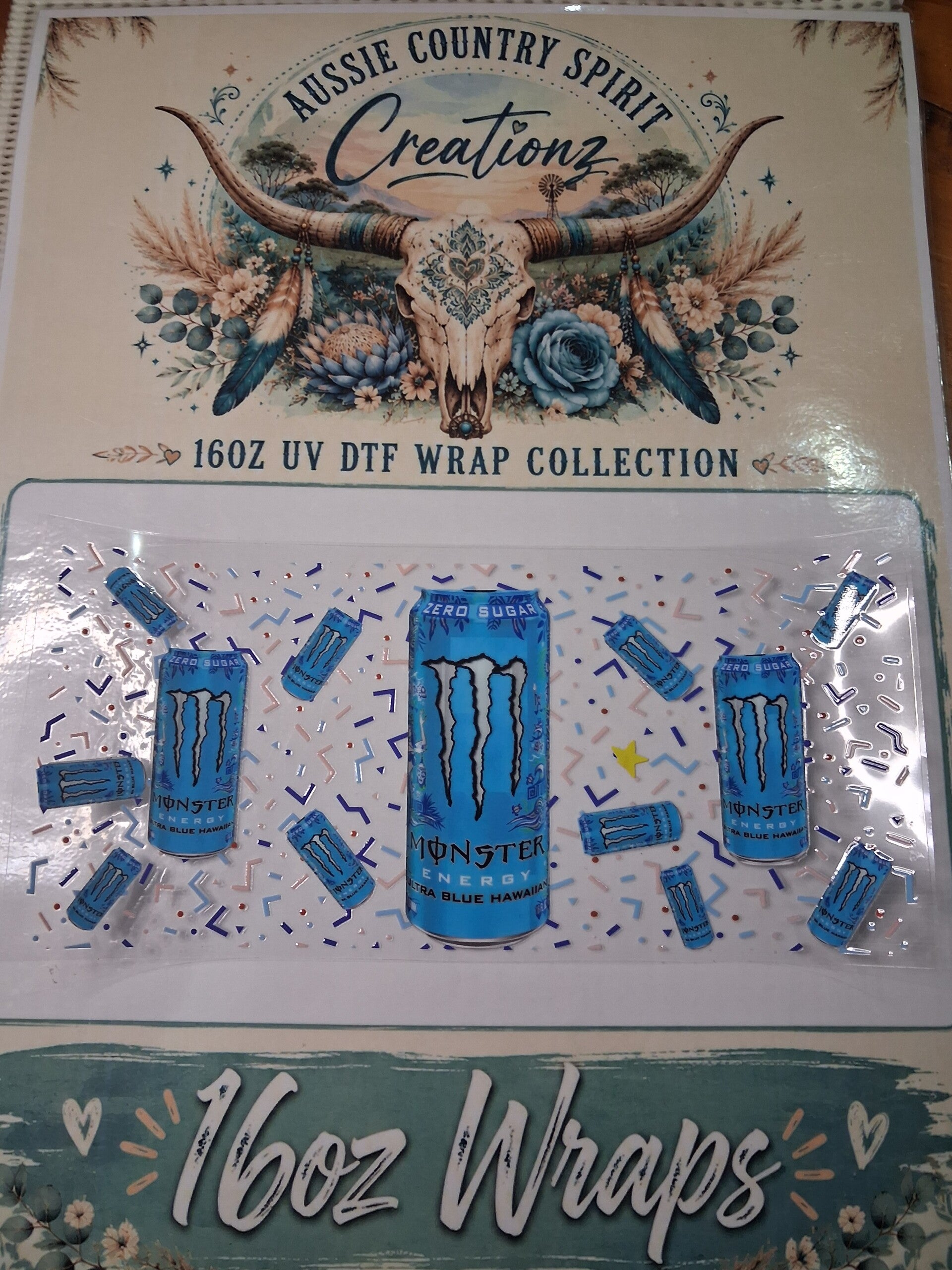 Monster - light blue 💙