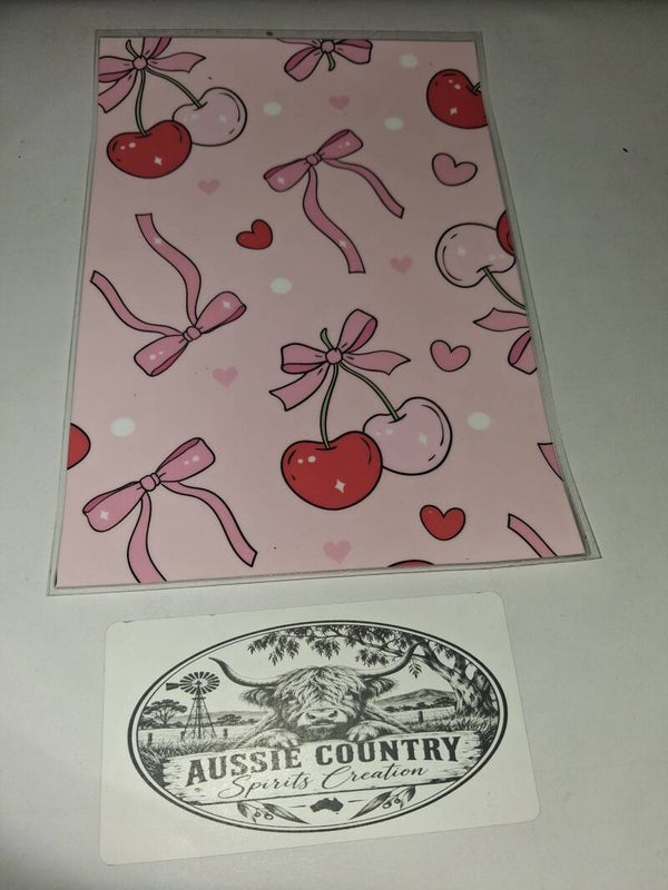 Bows + cherry Design