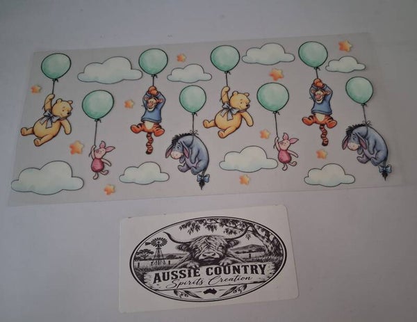 Light teal balloon pooh
