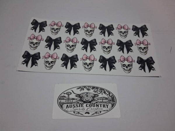 Skull and bow