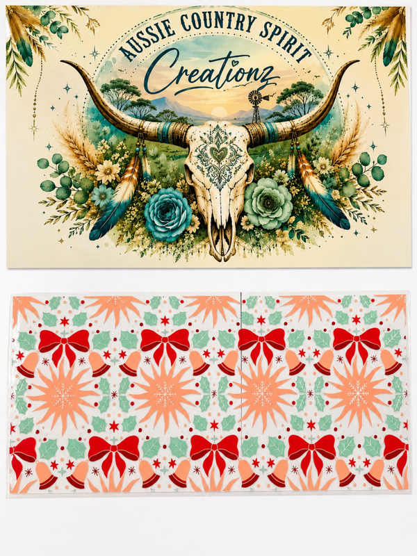 Bows And Flowers- Christmas