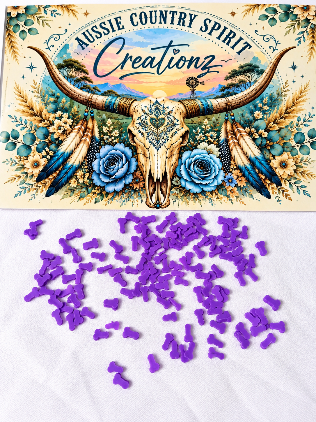 Purple Richard Clay Pieces 💜