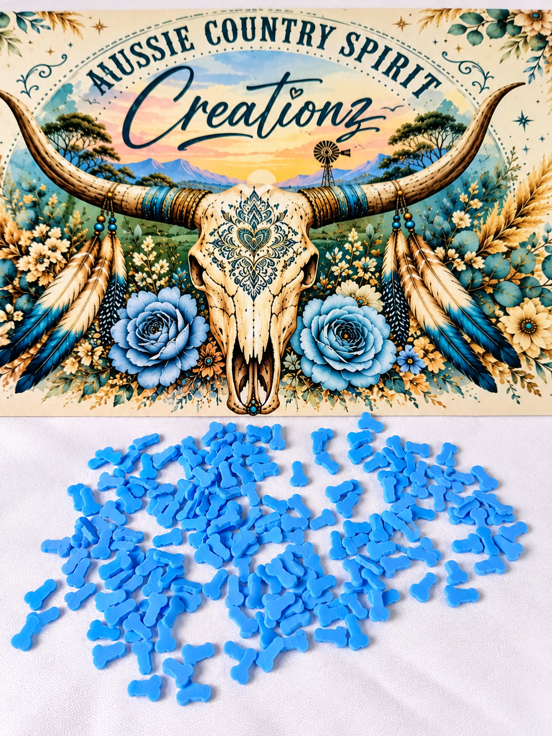 Blue Richard Clay Pieces 💙