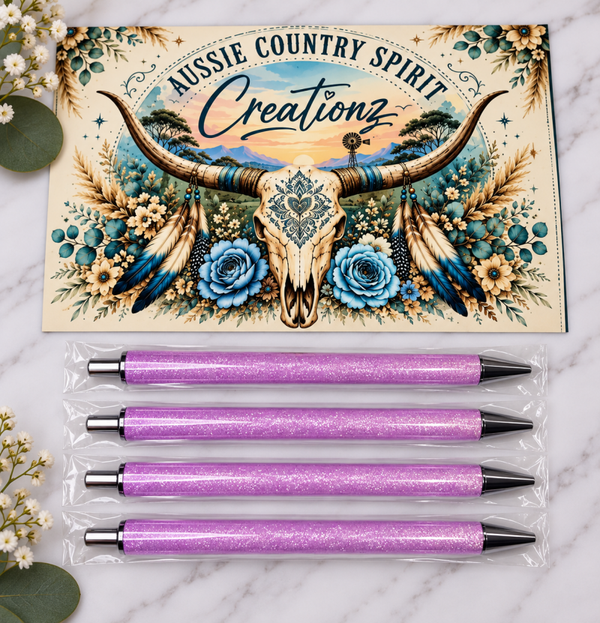 Light purple Glitter Pen 🖋️