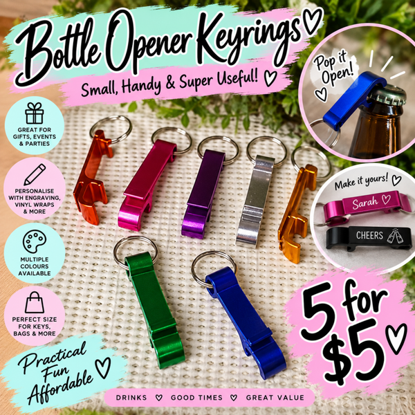 Bottle opener keyring 🗝️