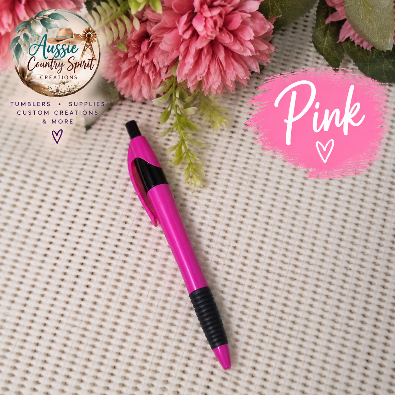Pink Click Pen 🩷