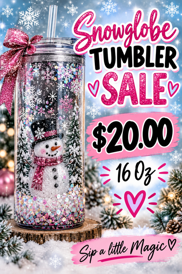 16oz Snowglobe Sale
