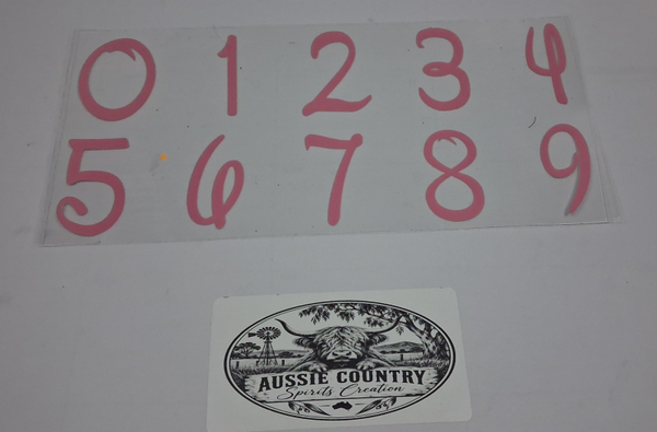 Numbers pink #1