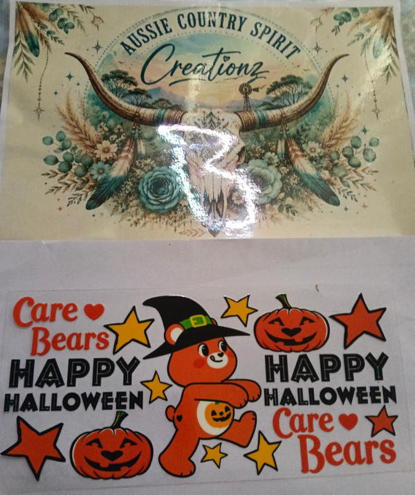 Care Bear- Orange Happy Halloween