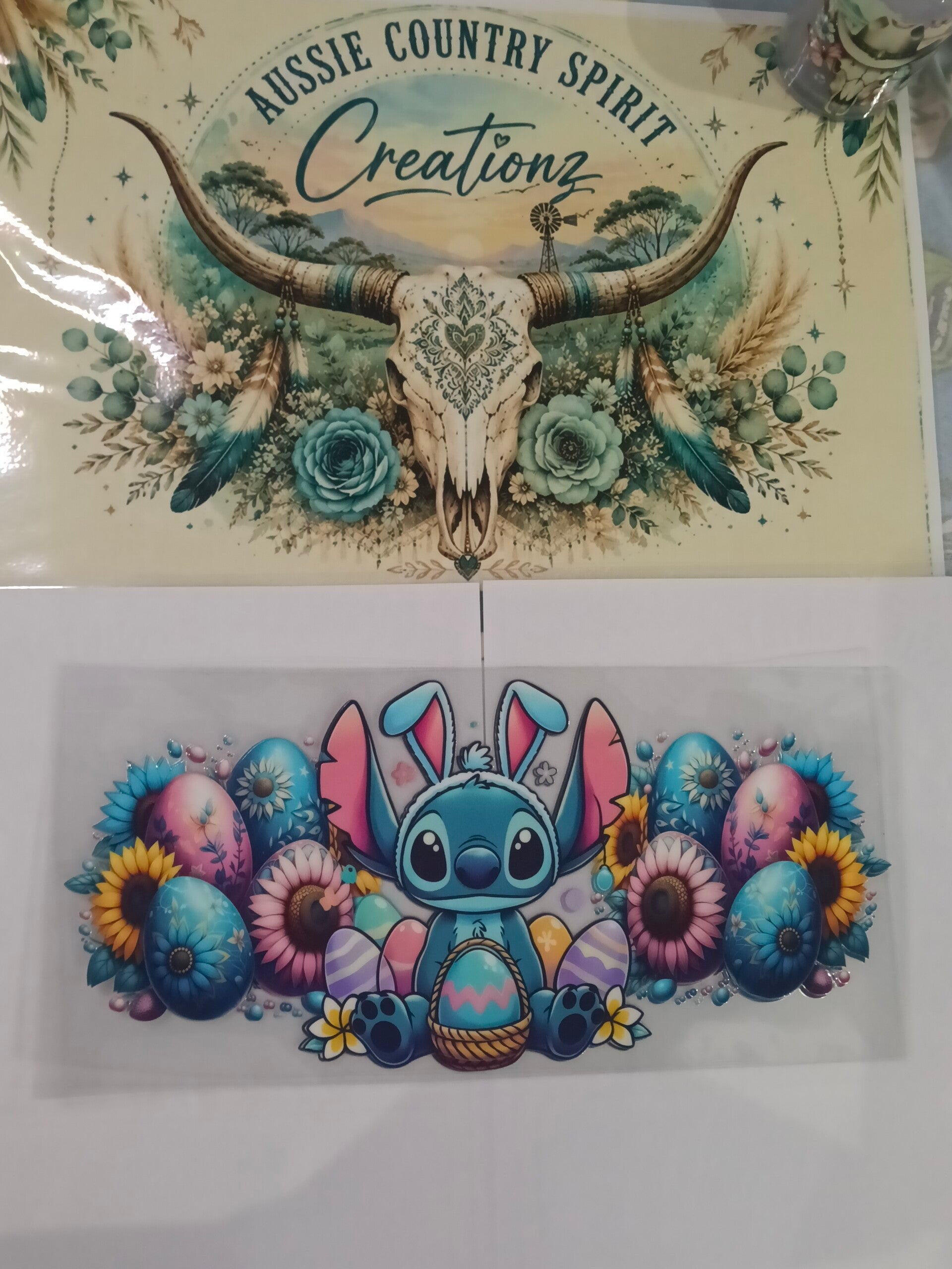 Stitch Easter with eggs