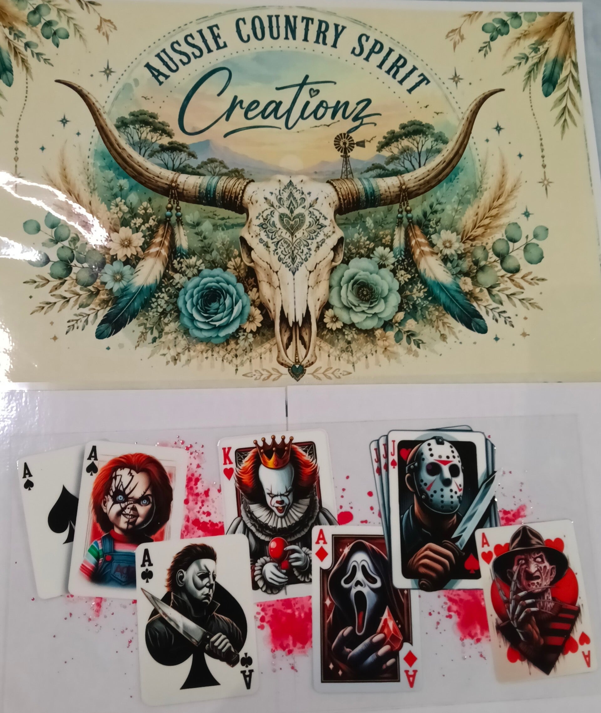 Horror Character cards ♠️